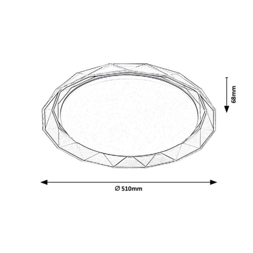 Rabalux - Iluminação de teto LED LED/48W/230V