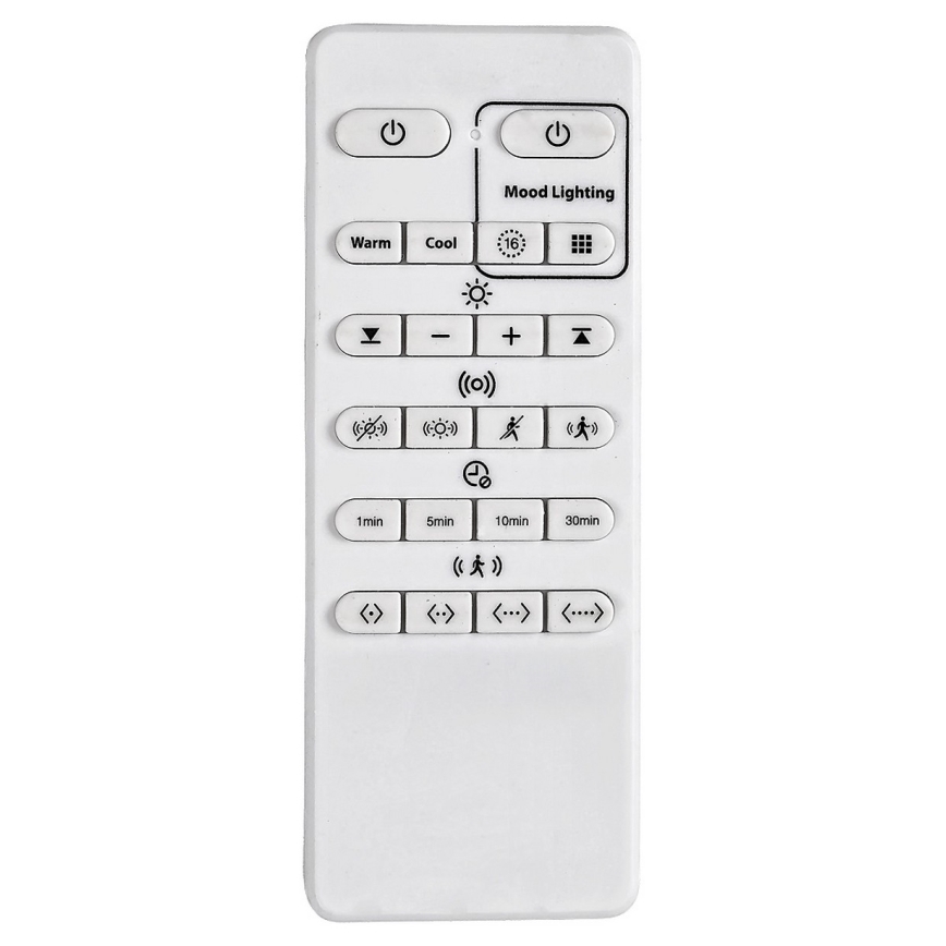 Rabalux - Iluminação de teto LED RGB com regulação com sensor LED/28W/230V 2700-5000K + controlo remoto