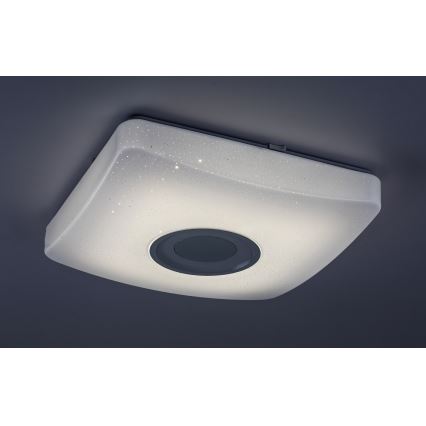 Rabalux - Iluminação de teto LED RGB com regulação e altifalante LED/18W/230V + CR