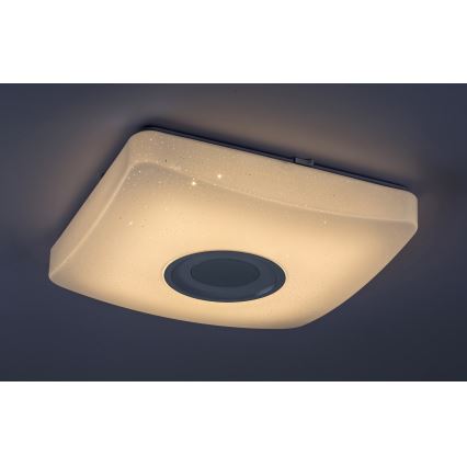 Rabalux - Iluminação de teto LED RGB com regulação e altifalante LED/18W/230V + CR