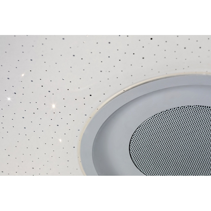 Rabalux - Iluminação de teto LED RGB com regulação e altifalante LED/18W/230V + CR