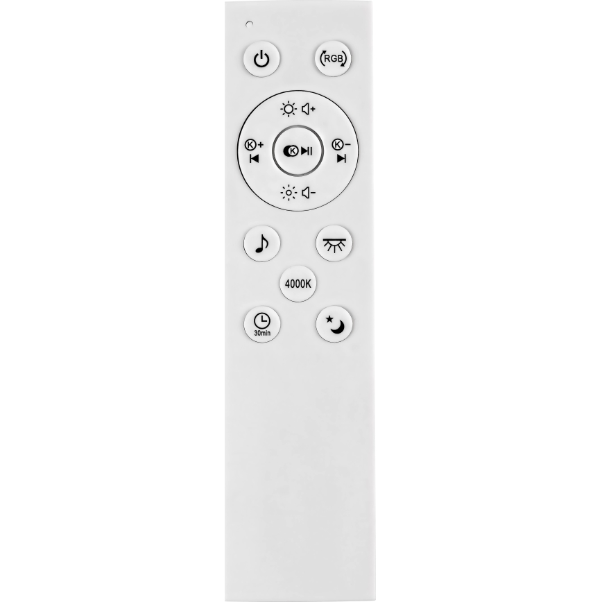 Rabalux - Iluminação de teto LED RGB com regulação e altifalante LED/18W/230V + CR