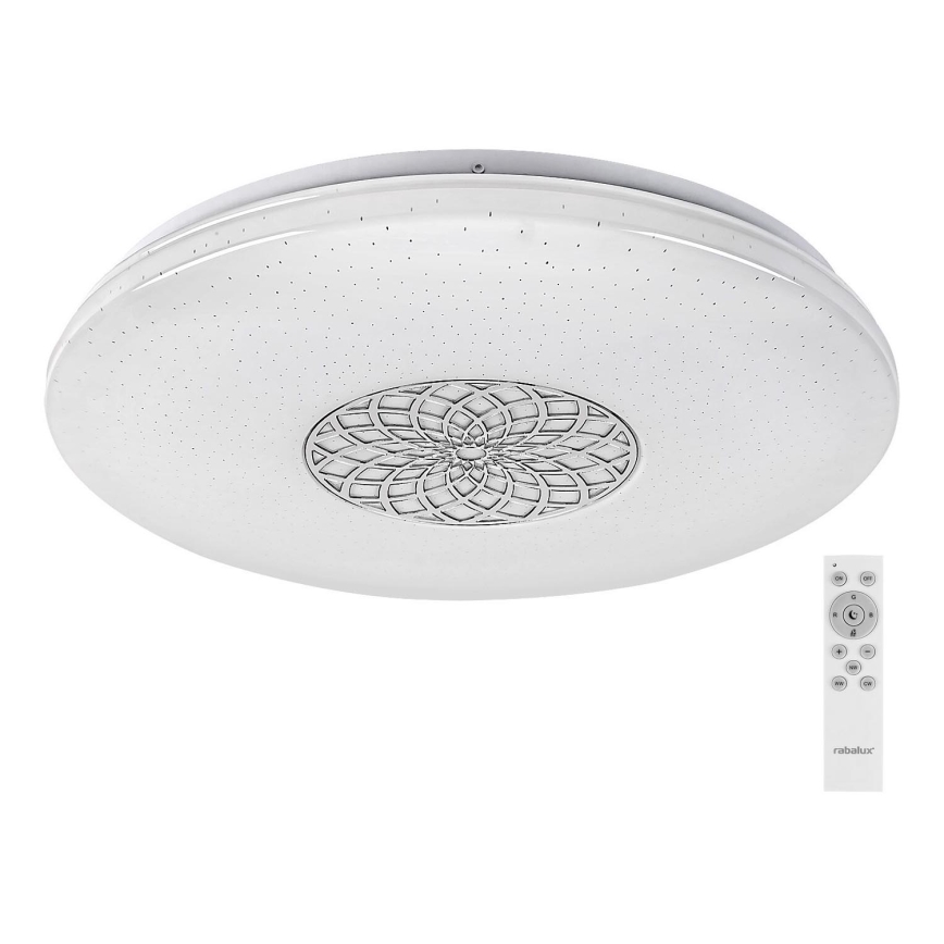 Rabalux - Iluminação de teto LED RGB com regulação LED/24W/230V 3000-6500K Wi-Fi Tuya diâmetro 39,5 cm + comando