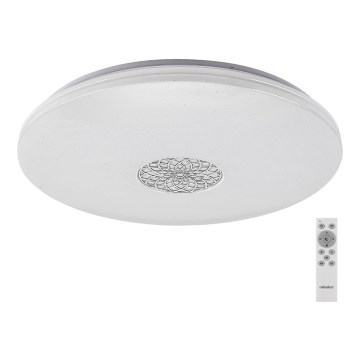 Rabalux - Iluminação de teto LED RGB com regulação LED/40W/230V 3000-6500K Wi-Fi Tuya diâmetro 60 cm + comando
