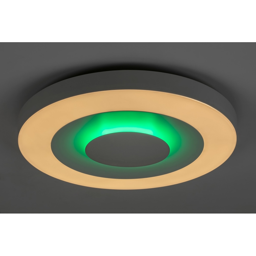 Rabalux - Iluminação de teto LED RGB com regulação LED/40W/230V 3000-6000K + comando