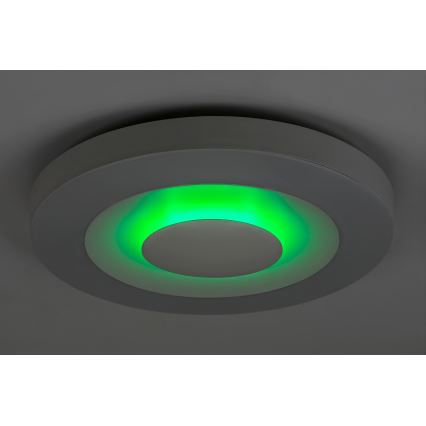 Rabalux - Iluminação de teto LED RGB com regulação LED/40W/230V 3000-6000K + comando
