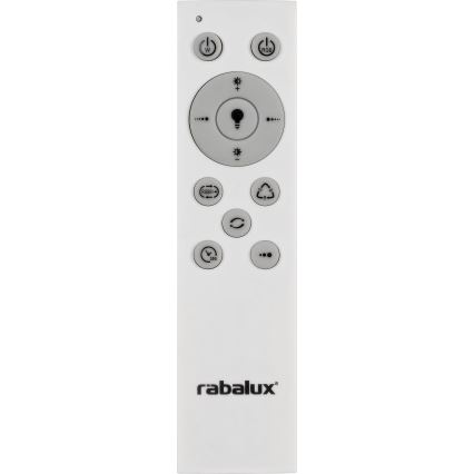Rabalux - Iluminação de teto LED RGB com regulação LED/40W/230V 3000-6000K + comando