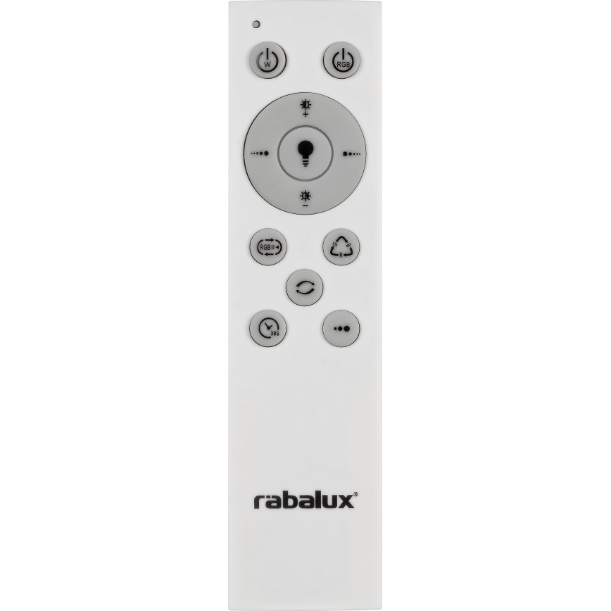 Rabalux - Iluminação de teto LED RGB com regulação LED/40W/230V 3000-6000K + comando