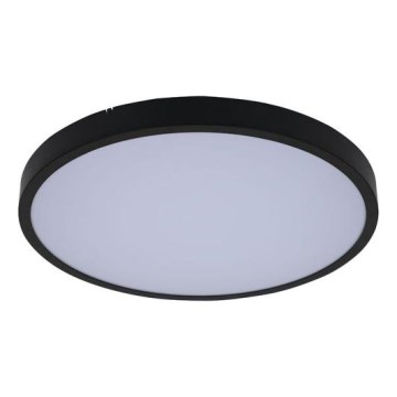 Rabalux - Iluminação de teto LED RGB para casa de banho com regulação LED/36W/230V 3000-6000K Wi-Fi Tuya IP44 diâmetro 42 cm preto + comando