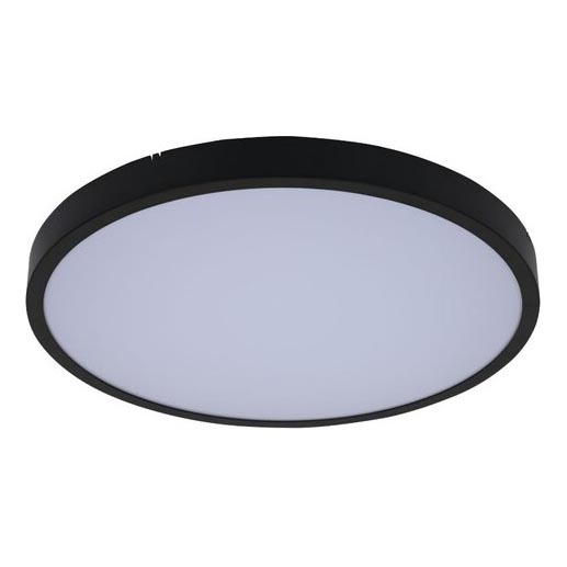 Rabalux - Iluminação de teto para casa de banho LED com regulação LED/36W/230V 3000-6000K IP44 diâmetro 42 cm preto + comando
