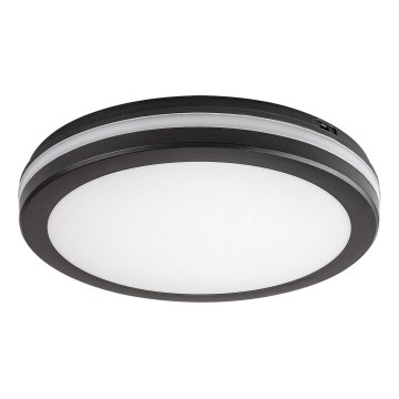 Rabalux - Iluminação de teto para casa de banho LED LED/28W/230V 3000/4000/6500K IP54 preto