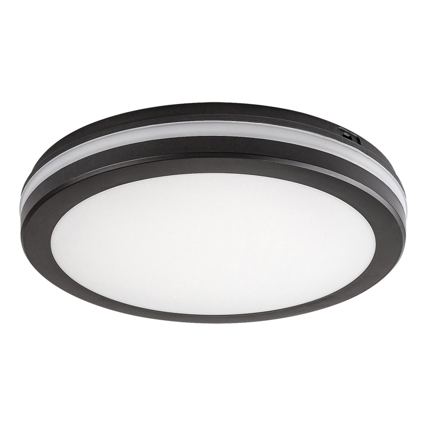 Rabalux - Iluminação de teto para casa de banho LED LED/28W/230V 3000/4000/6500K IP54 preto