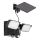 Rabalux - Iluminação LED Solar de parede flexível com sensor e painel exterior 2xLED/5W/3,7V IP54 preto