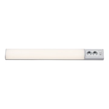 Rabalux - Iluminação para armário de cozinha LED com 2 tomadas LED/15W/230V 4000K 70 cm branco