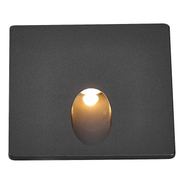 Rabalux - Iluminação para escadas exteriores LED LED/3W/230V IP54 3000K preto