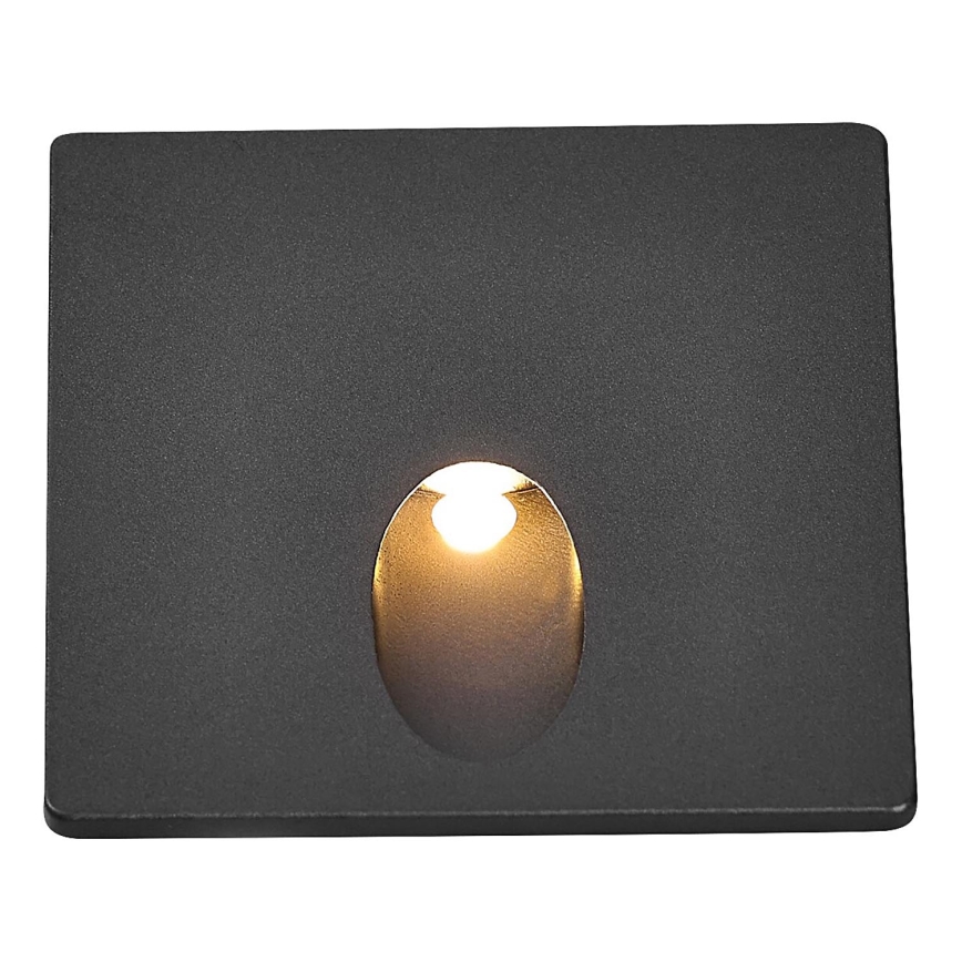 Rabalux - Iluminação para escadas exteriores LED LED/3W/230V IP54 3000K preto
