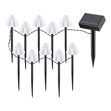 Rabalux - Iluminação solar LED 10xLED/0,2W/1,2V IP44