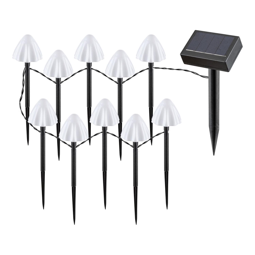 Rabalux - Iluminação solar LED 10xLED/0,2W/1,2V IP44