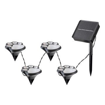 Rabalux - Iluminação solar LED 4xLED/0,06W/1,2V IP44
