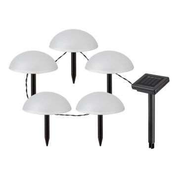 Rabalux - Iluminação solar LED 5xLED/0,2W/1,2V IP44