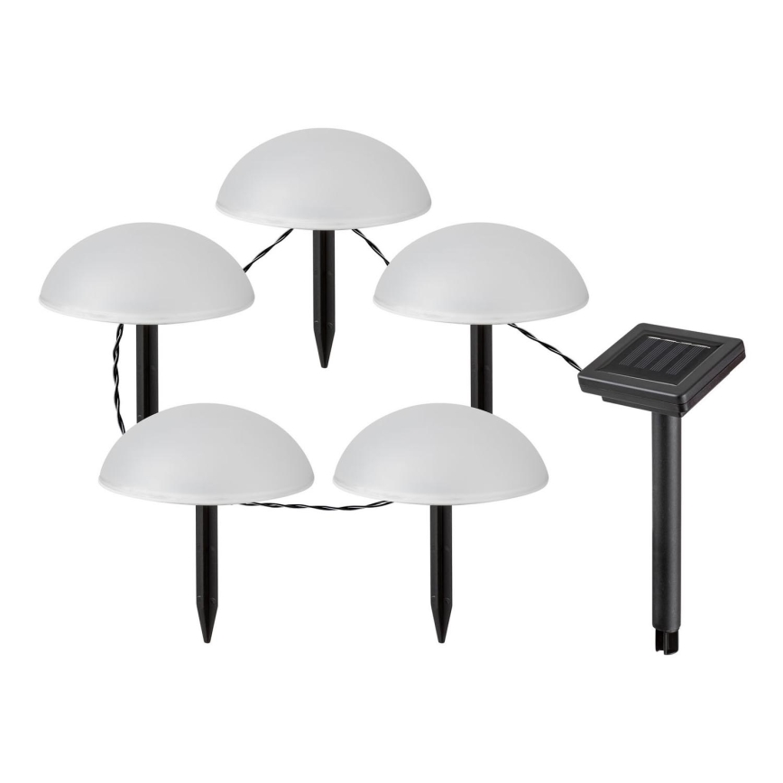 Rabalux - Iluminação solar LED 5xLED/0,2W/1,2V IP44