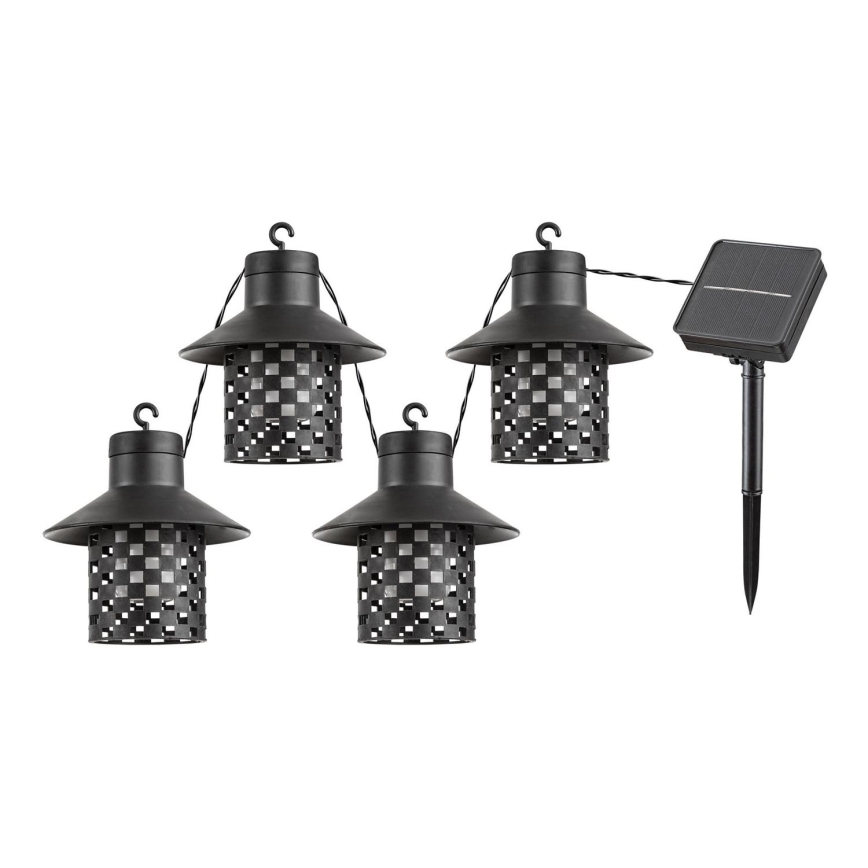Rabalux - Iluminação solar LED 8xLED/0,1W/1,2V IP44