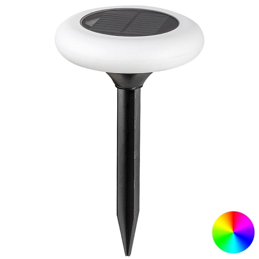 Rabalux - Iluminação solar LED RGB LED/0,6W/3,7V IP65 1200 mAh