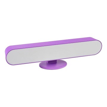 Rabalux - LED RGB Candeeiro de mesa com regulação LED/3W/5V roxo + controlo remoto