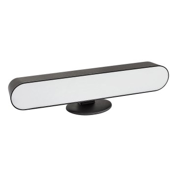 Rabalux - LED RGB Candeeiro de mesa recarregável com regulação LED/3W/5V preto + controlo remoto