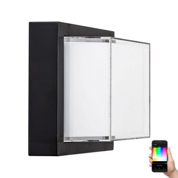 Rabalux - LED RGBW Iluminação de parede exterior com regulação LED/10W/230V IP54 Wi-Fi Tuya