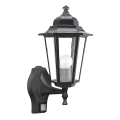 Rabalux - Luminária de parede exterior com sensor 1xE27/60W/230V
