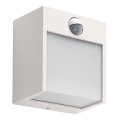 Rabalux - Luminária de parede LED exterior com sensor LED/12W/230V branco IP44