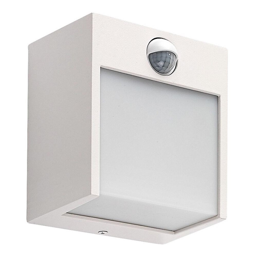 Rabalux - Luminária de parede LED exterior com sensor LED/12W/230V branco IP44