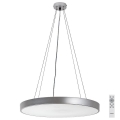 Rabalux - Lustre LED regulável em cabo LED/60W/230V prata 3000-6000K + comando à distância