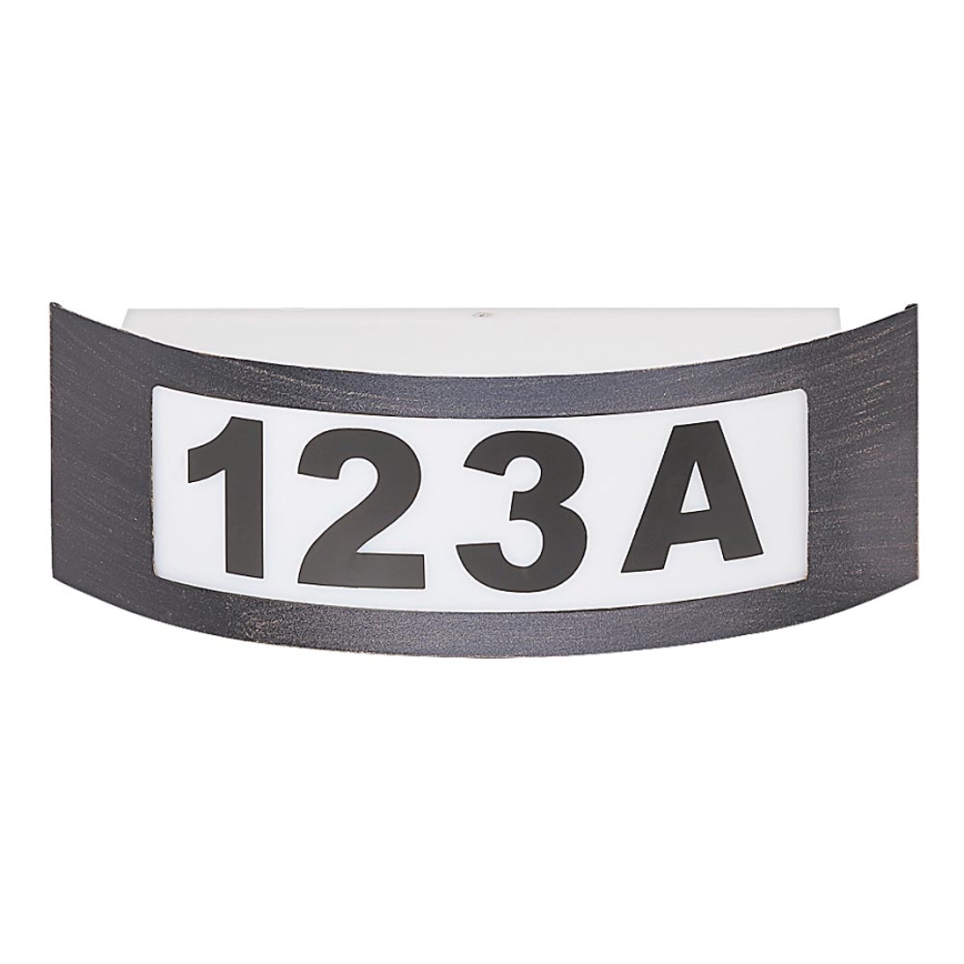 Rabalux - Luz de parede de exterior 1xE27/14W antracite IP44