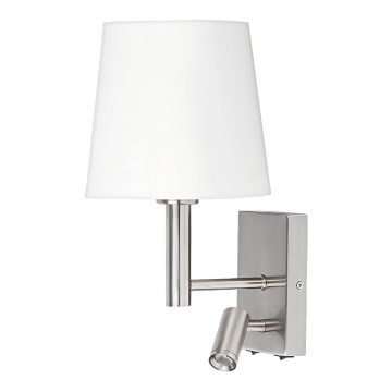Rabalux - Luz de parede E27/40W + LED/3W