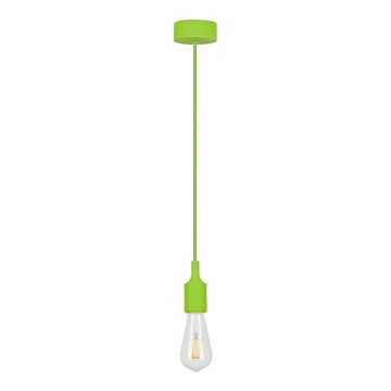 Rabalux - Luz pendente E27/40W verde