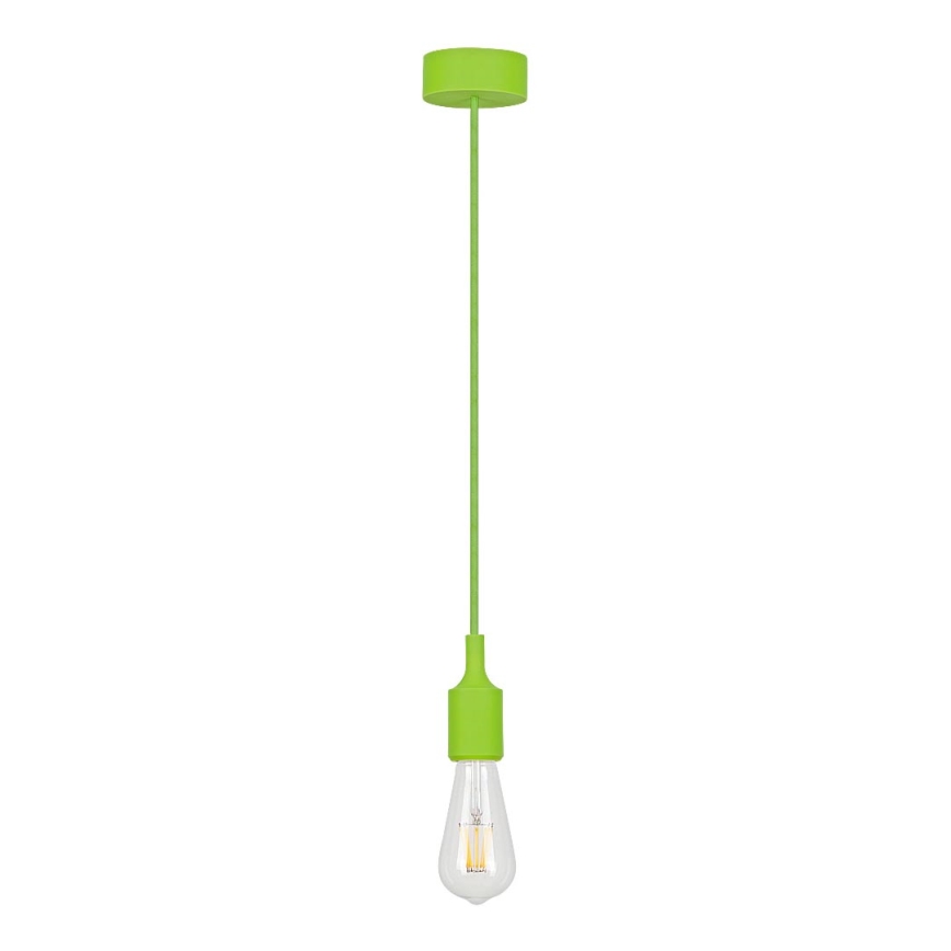 Rabalux - Luz pendente E27/40W verde