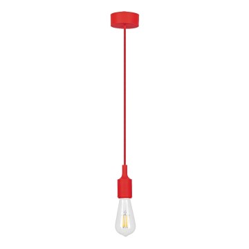 Rabalux - Luz pendente E27/40W vermelho
