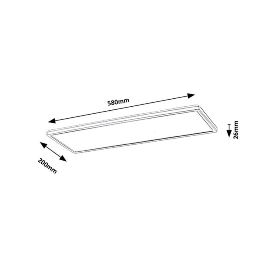 Rabalux - Painel montado à superfície LED LED/22W/230V