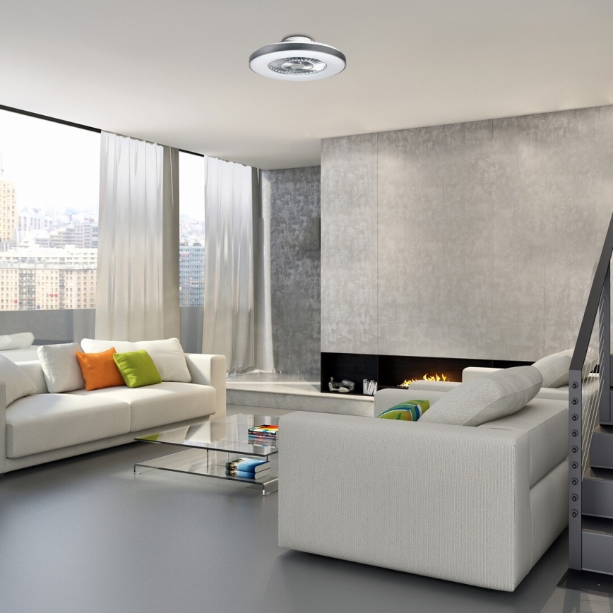 Rabalux - Plafon LED dimmerizável com ventilador LED/40W/230V 3000-6500K + controlo remoto