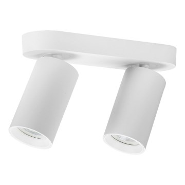 Rabalux - Spot orientável 2x GU10/7W/230V branco
