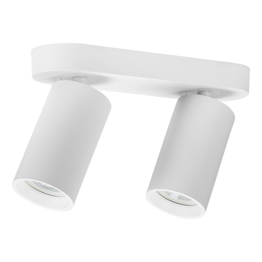 Rabalux - Spot orientável 2x GU10/7W/230V branco