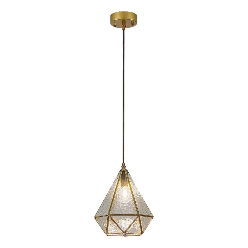 Rabalux - Tiffany vitral candeeiro suspenso 1xE14/40W/230V dourado