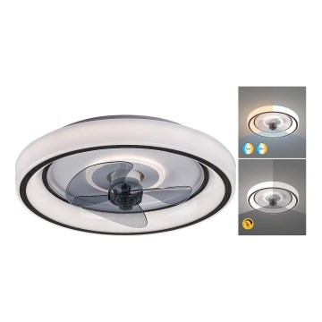 Rabalux - Ventoinha de teto LED com regulação LED/67W/230V 3000-6000K + comando