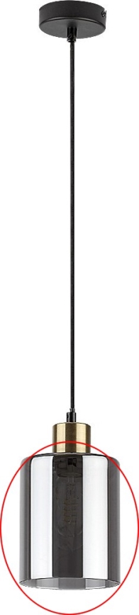 Rabalux - Vidro de reposição para luminárias PEREZ E27 Ø 13 cm