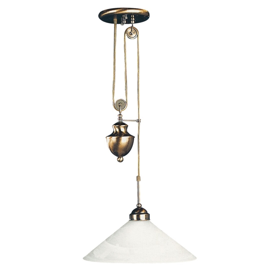 Rabalux - Vidro de substituição para candelabro MARIAN E27 diâmetro 39 cm branco