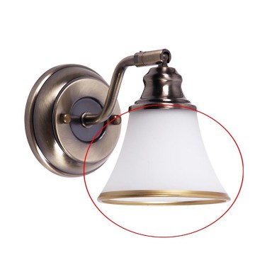 Rabalux - Vidro de substituição para focos de luz GRANDO E14 diâmetro 11 cm