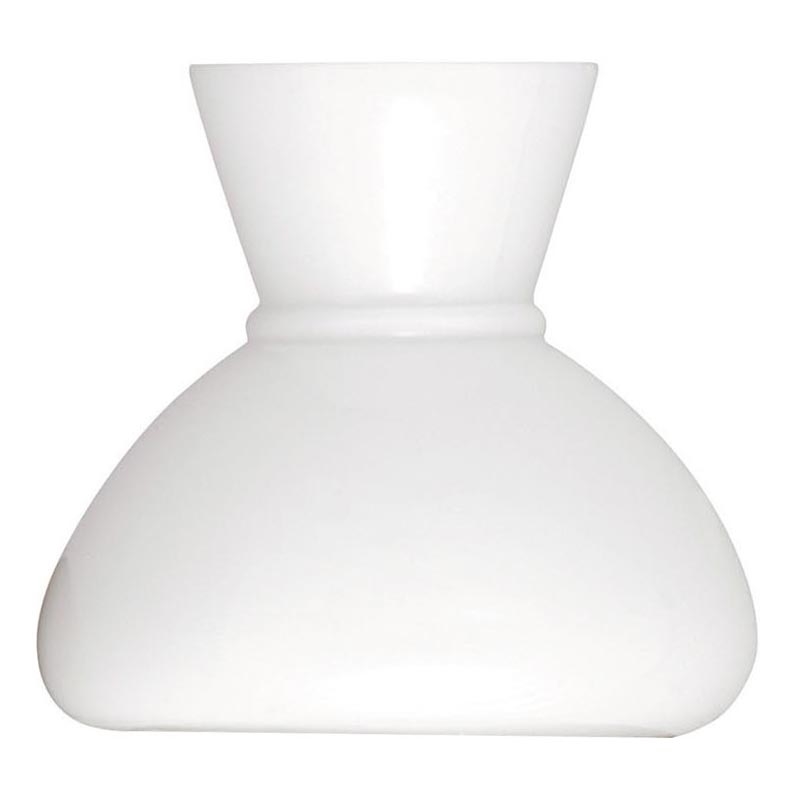 Rabalux - Vidro de substituição para lustre, candeeiro de mesa e candeeiro de parede E27 diâmetro 23,5 cm branco