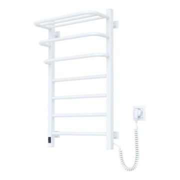 Radiador elétrico para casa de banho com termóstato FORTIS 350W/230V 80,6 cm IP44 branco, lado direito